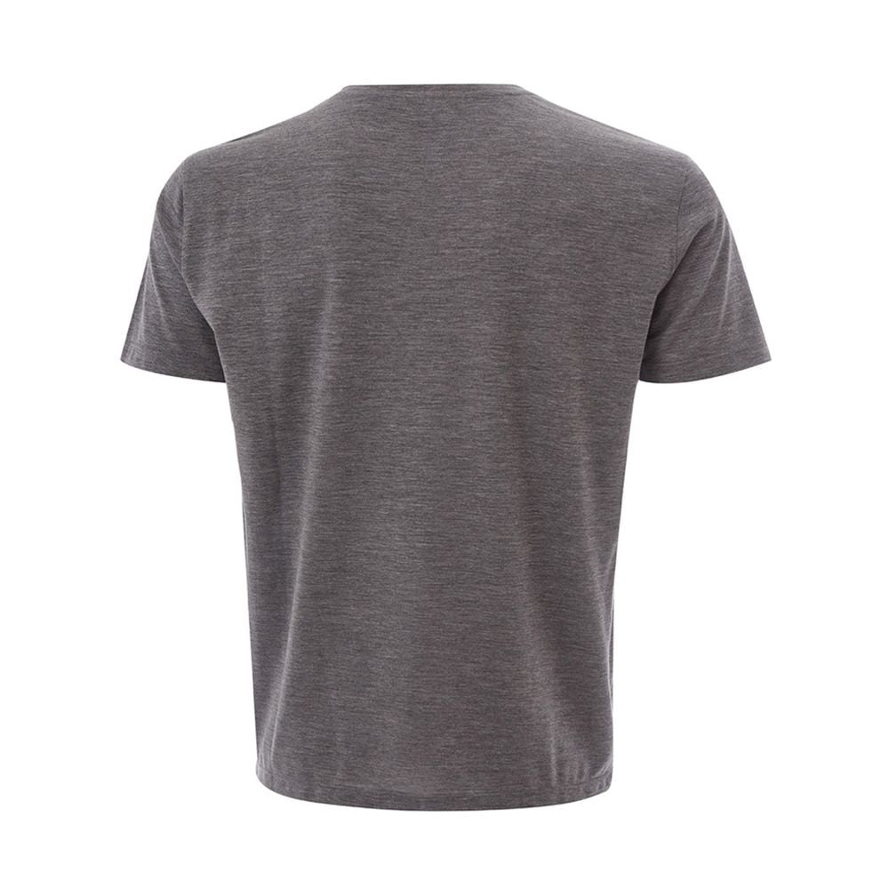 Lardini Graues Woll-T-Shirt