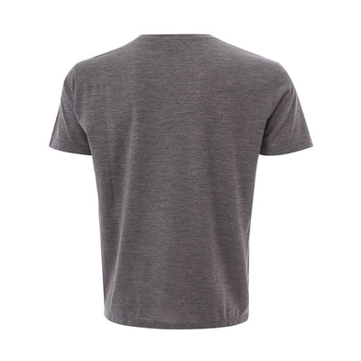 Lardini Graues Woll-T-Shirt