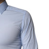 Dolce & Gabbana Light Blue Cotton GOLD Dress Formal Shirt
