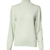 Dolce & Gabbana Light Green Wool Turtleneck Pullover Sweater