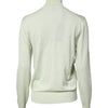 Dolce & Gabbana Light Green Wool Turtleneck Pullover Sweater