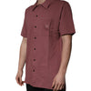 Dolce & Gabbana Dark Pink Button Down Casual Polo Men Shirt