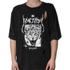 Dolce & Gabbana Black Graphic Print Cotton Crew Neck T-shirt