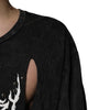 Dolce & Gabbana Black Graphic Print Cotton Crew Neck T-shirt
