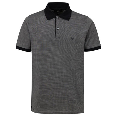 Dunhill Black Cotton Polo Shirt