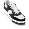 Dsquared² Black And White Leather Athletic Sneakers