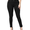 Dolce & Gabbana Black Cotton Mid Waisted Skinny Denim Jeans