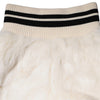 Dolce & Gabbana White Faux Fur High Waisted Hot Pants Short