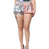 Dolce & Gabbana Multicolor Cotton Patchwork Hot Pants Shorts