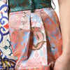 Dolce & Gabbana Multicolor Cotton Patchwork Hot Pants Shorts