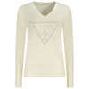 Guess Jeans Bianco Viscosa Women Sweater
