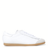 Maison Margiela Low Featherlight Leather And Suede Sneakers
