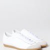 Maison Margiela Low Featherlight Leather And Suede Sneakers