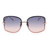 Maje Rose Gold Metal Sunglasses