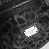 Dolce & Gabbana Black Gray Leopard DG Logo Belt Waist Fanny Pack Bag