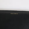 Dolce & Gabbana Black Blue Exotic Leather Embossed Continental Wallet