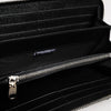 Dolce & Gabbana White Leather DG Crown Royals Continental Zip Around Wallet