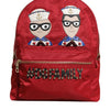 Dolce & Gabbana Red #DGFAMILY VULCANO Embellishment Backpack Bag