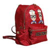 Dolce & Gabbana Red #DGFAMILY VULCANO Embellishment Backpack Bag