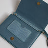 Dolce & Gabbana Green Exotic Leather DG Plaque Crossbody Mini Bag