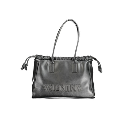 Mario Valentino Black Polyurethane Women Handbag