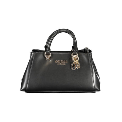 Guess Jeans Nero Poliuretano Women Handbag
