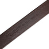 Dolce & Gabbana Brown Leather Silver Metal Buckle Belt
