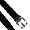 Dolce & Gabbana Black Leather Metal Buckle Classic Belt