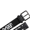 Dolce & Gabbana Black Leather Classic Metal Logo Buckle Belt