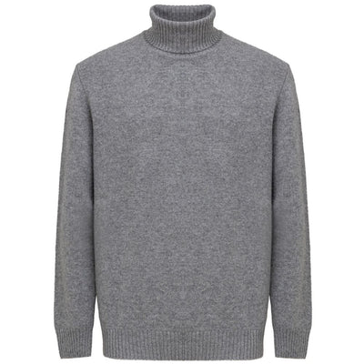 Cruciani Gray Cashmere Turtleneck