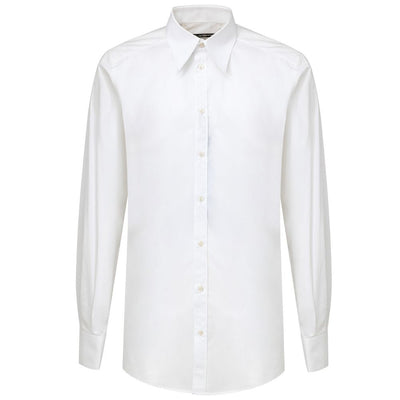 Chemise en coton blanc Dolce &amp; Gabbana