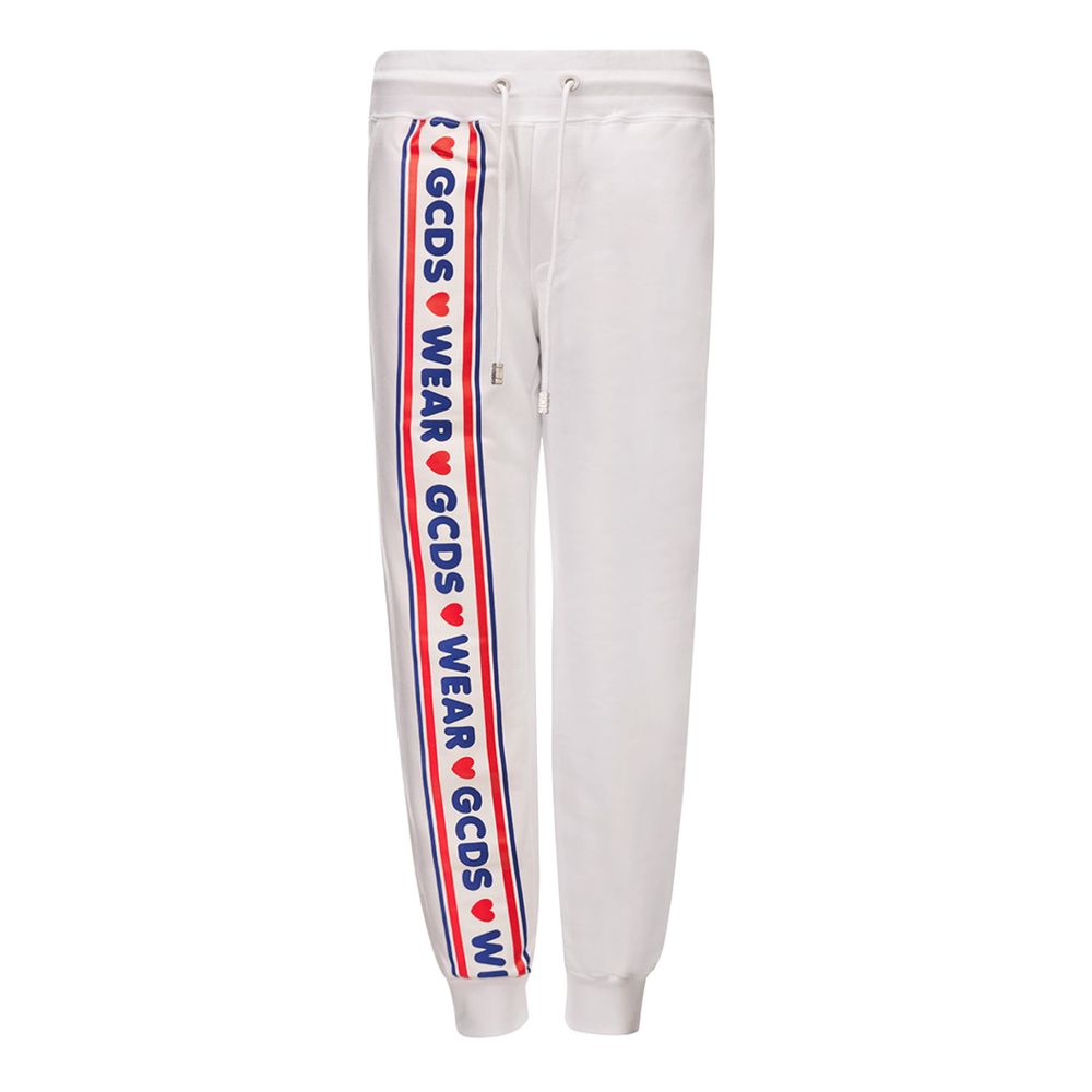 Jean et pantalon en coton blanc GCDS