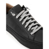 P448 Black Leather Athletic Sneakers