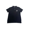 Trussardi Beachwear Black Cotton Polo Shirt