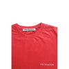 Trussardi Beachwear Red Cotton T-Shirt