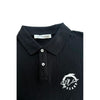 Trussardi Beachwear Black Cotton Polo Shirt