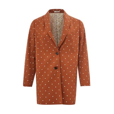 Lardini Brown Cotton Trench Coat