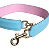 Dolce & Gabbana Pink Blue Leather Handle Bag Shoulder Strap