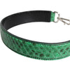 Dolce & Gabbana Black Green Exotic Leather Bag Shoulder Strap