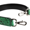 Dolce & Gabbana Black Green Exotic Leather Bag Shoulder Strap