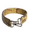 Dolce & Gabbana Yellow Exotic Leather Bag Shoulder Strap