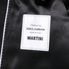 Dolce & Gabbana Black Single Breasted Men Coat MARTINI Blazer