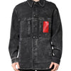 Dolce & Gabbana Black Logo Cotton Stretch Denim Jacket