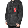 Dolce & Gabbana Black Logo Cotton Stretch Denim Jacket