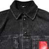 Dolce & Gabbana Black Logo Cotton Stretch Denim Jacket