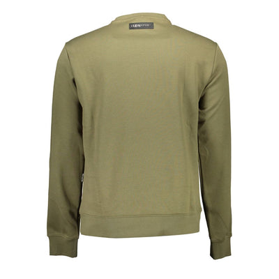 Plein Sport Verde Cotton Men Sweatshirt