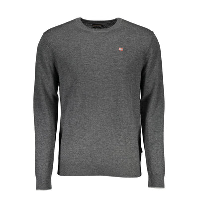 Napapijri Grigio Wool Mens Sweater
