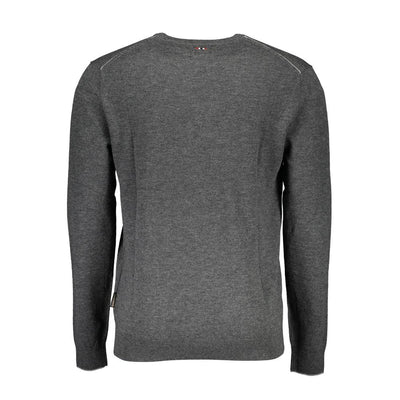 Napapijri Grigio Wool Mens Sweater