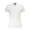Cavalli Class White Cotton Men Polo Shirt