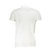 Cavalli Class White Cotton Men Polo Shirt